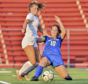 Gracie Brown scores two goals to lead Morgantown High past rival UHS